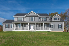 Front view with porch