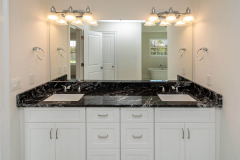 Master bathroom vanity