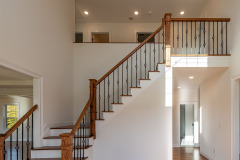 Two story foyer with balcony