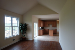 View of the kitchen from the family room
