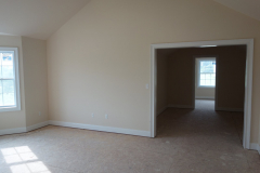 View of the sitting area off of the master suite