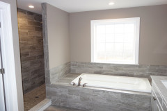 Master bathroom tub