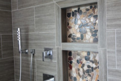 Custom-designed master shower