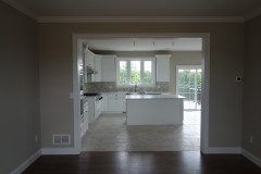 Ideal kitchen for family - view from dining room