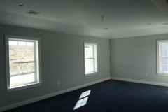 Another view of master bedroom with cathedral ceiling