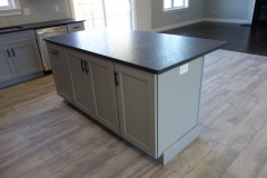 Closeup of upgraded kitchen island Closeup of upgraded kitchen island