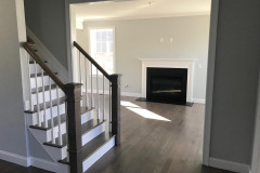The Hamilton - view from foyer into living room