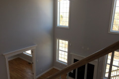 Two story family room