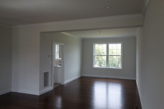 Open dining room area