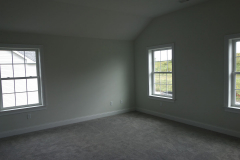 Partial view of large master bedroom