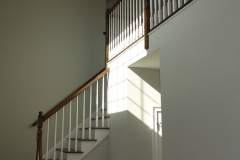Multiple railing options are available with stairs