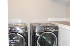 Large laundry room conveniently located upstairs with the four bedrooms
