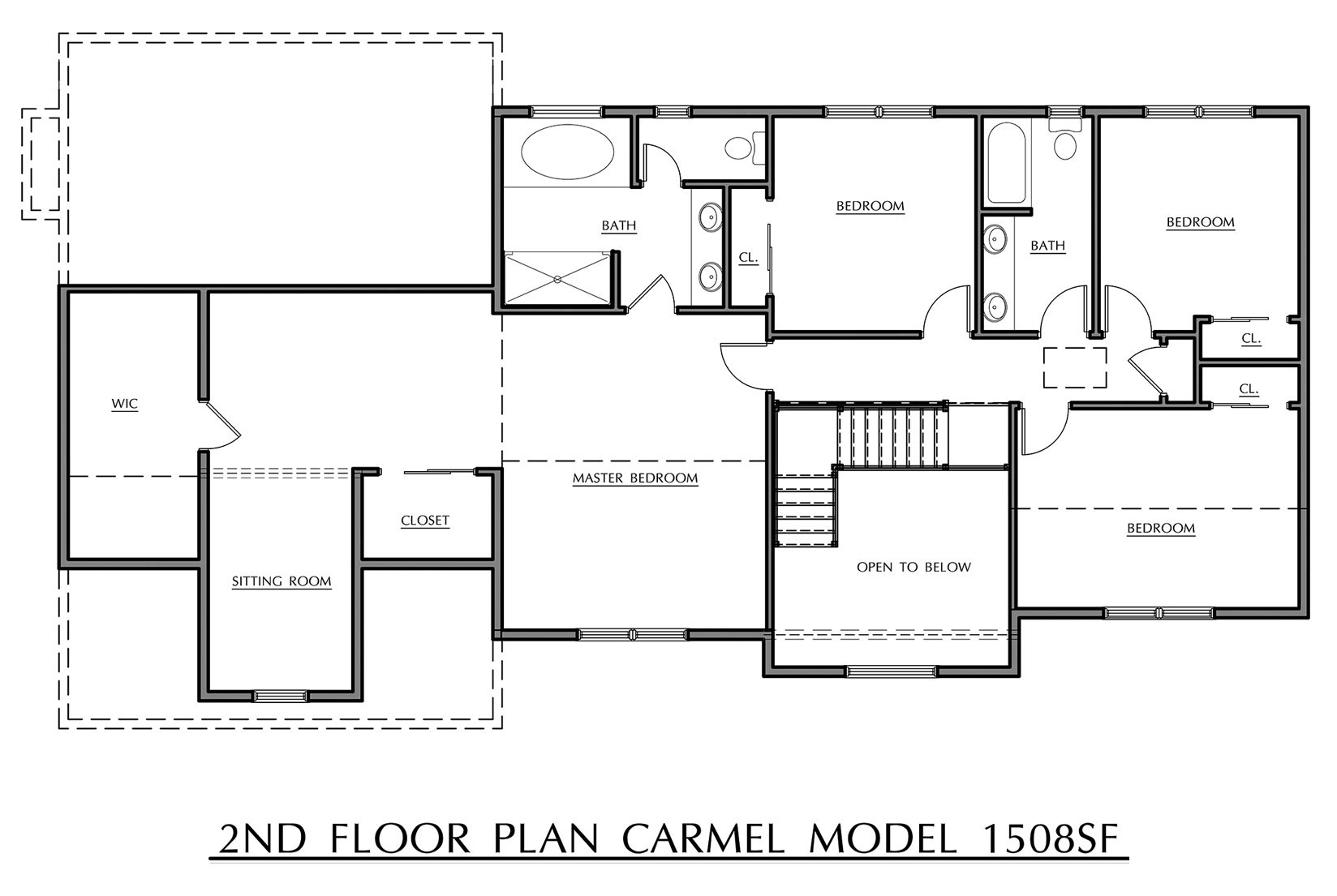 Carmel - Second Floor Plan