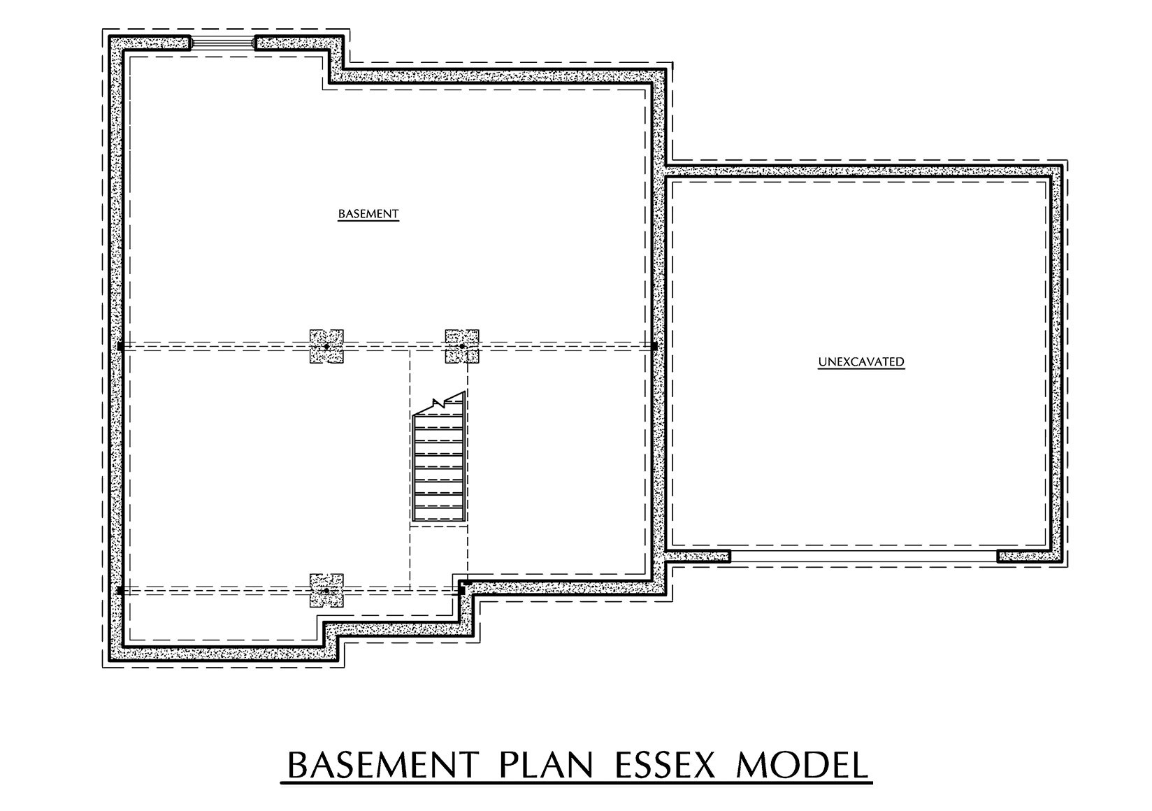 Essex - Basement Floor Plan