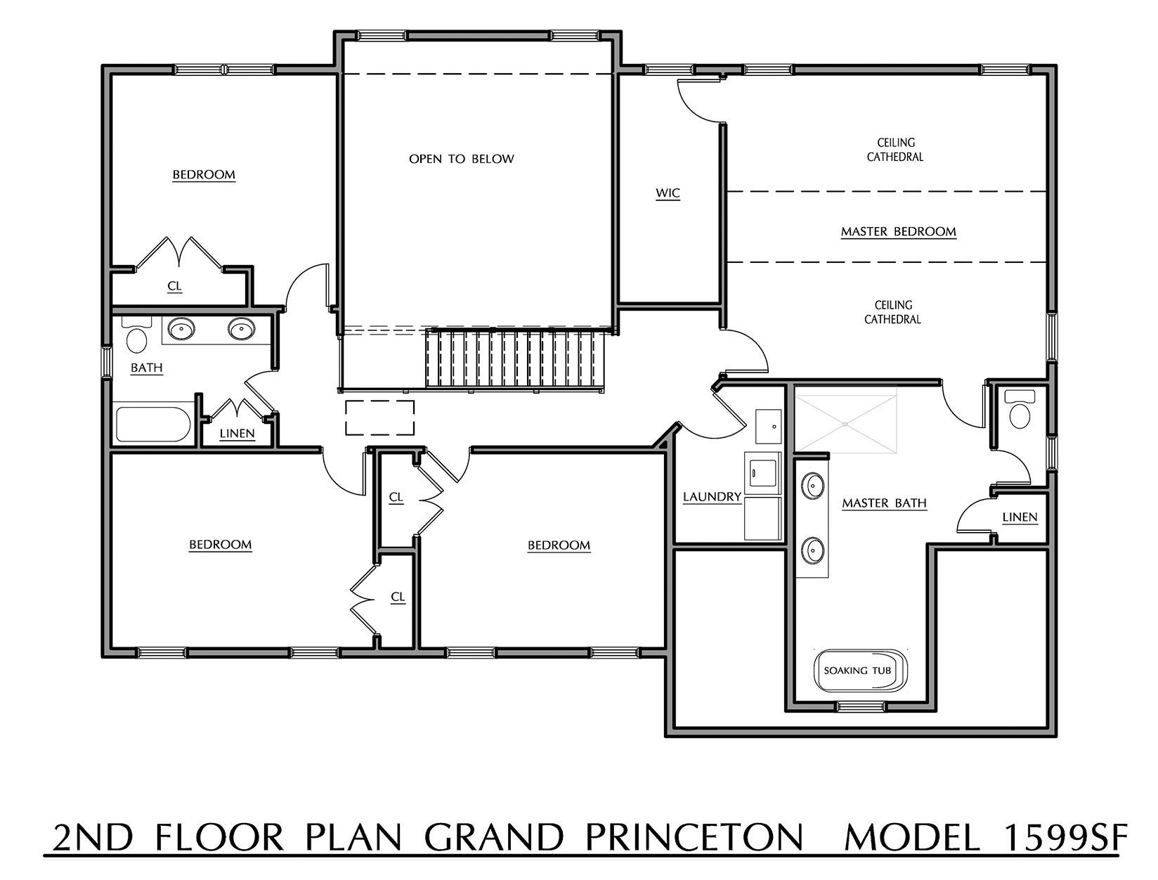 Grand Princeton - Second Floor Plan