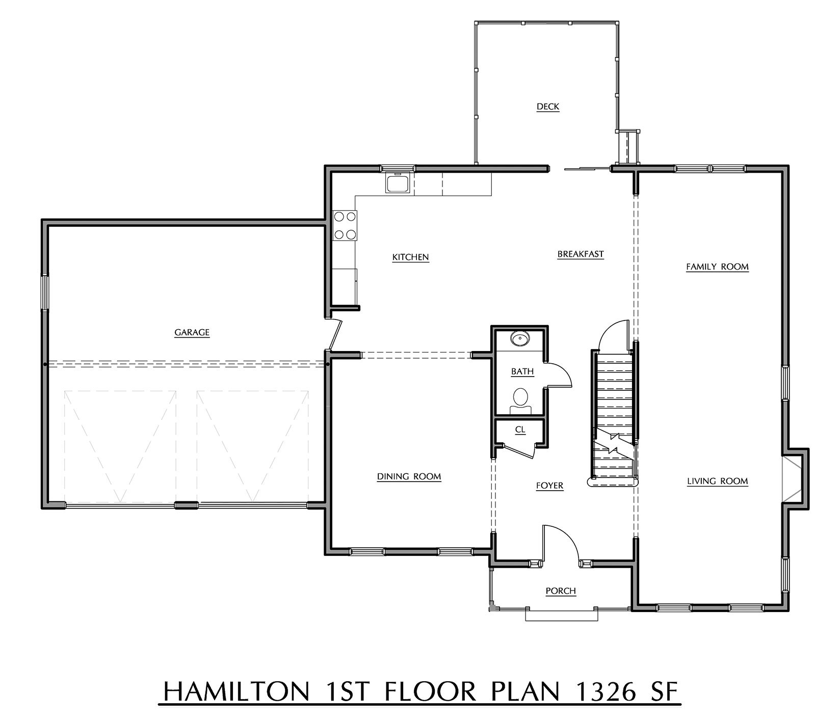 Hamilton - First Floor Plan