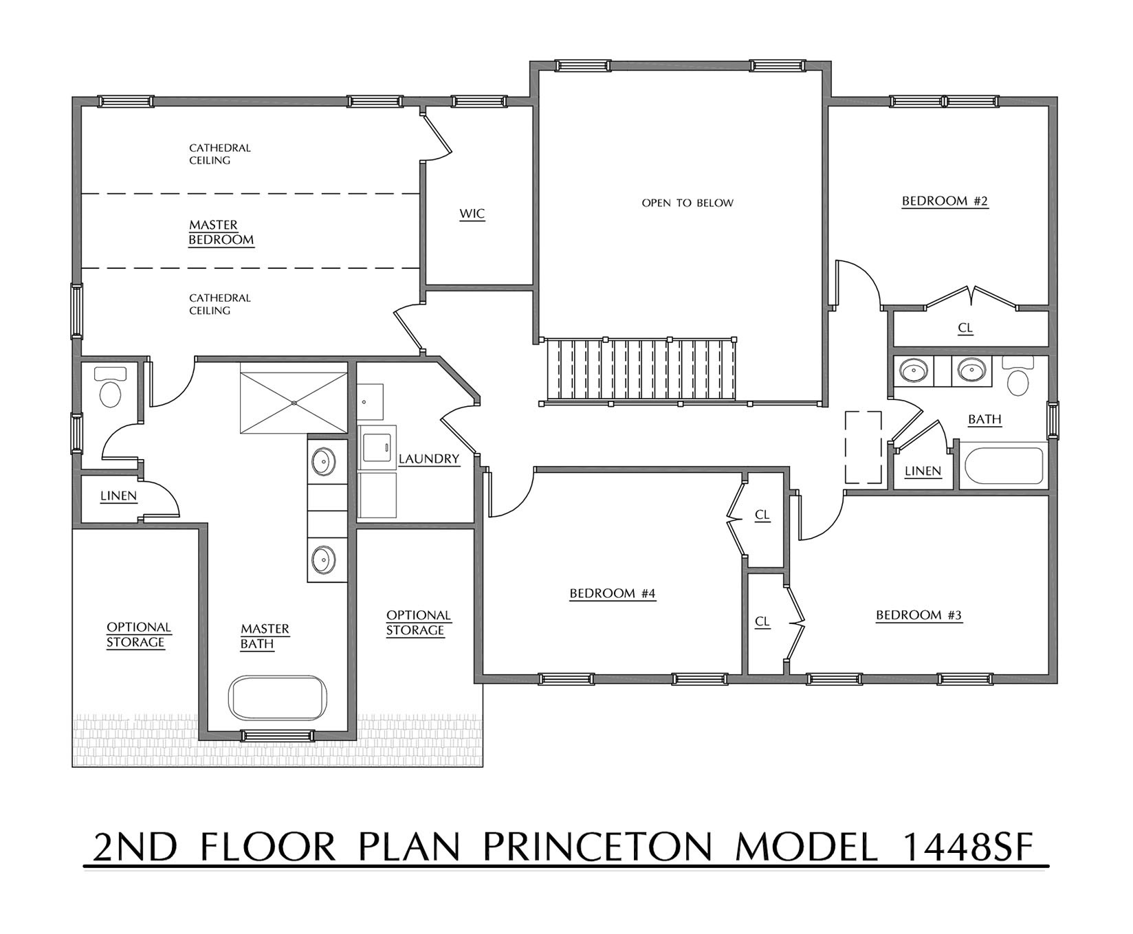 Princeton - Second Floor Plan