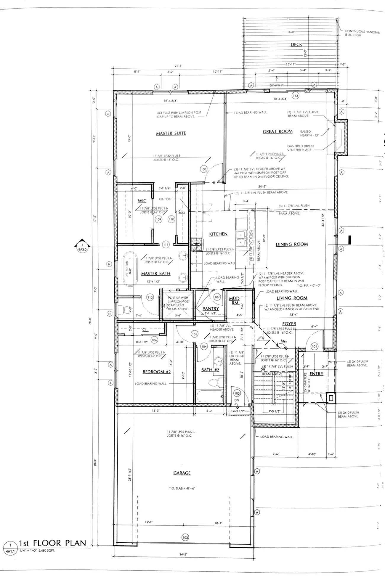 The Harley - First Floor Plan - Stratford Farms NY