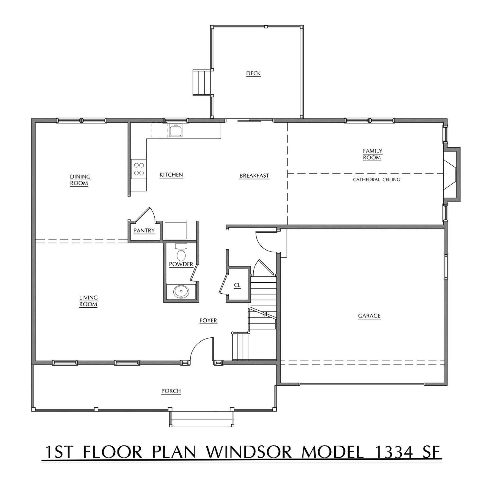 Windsor - First Floor Plan