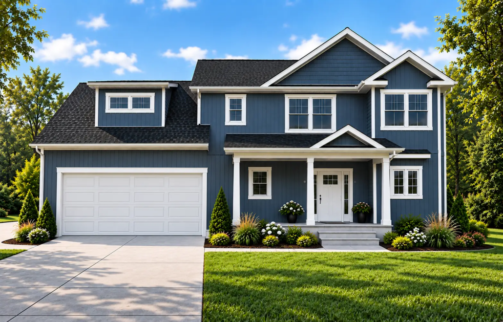 The Emerson with front facing garage - Stratford Farms