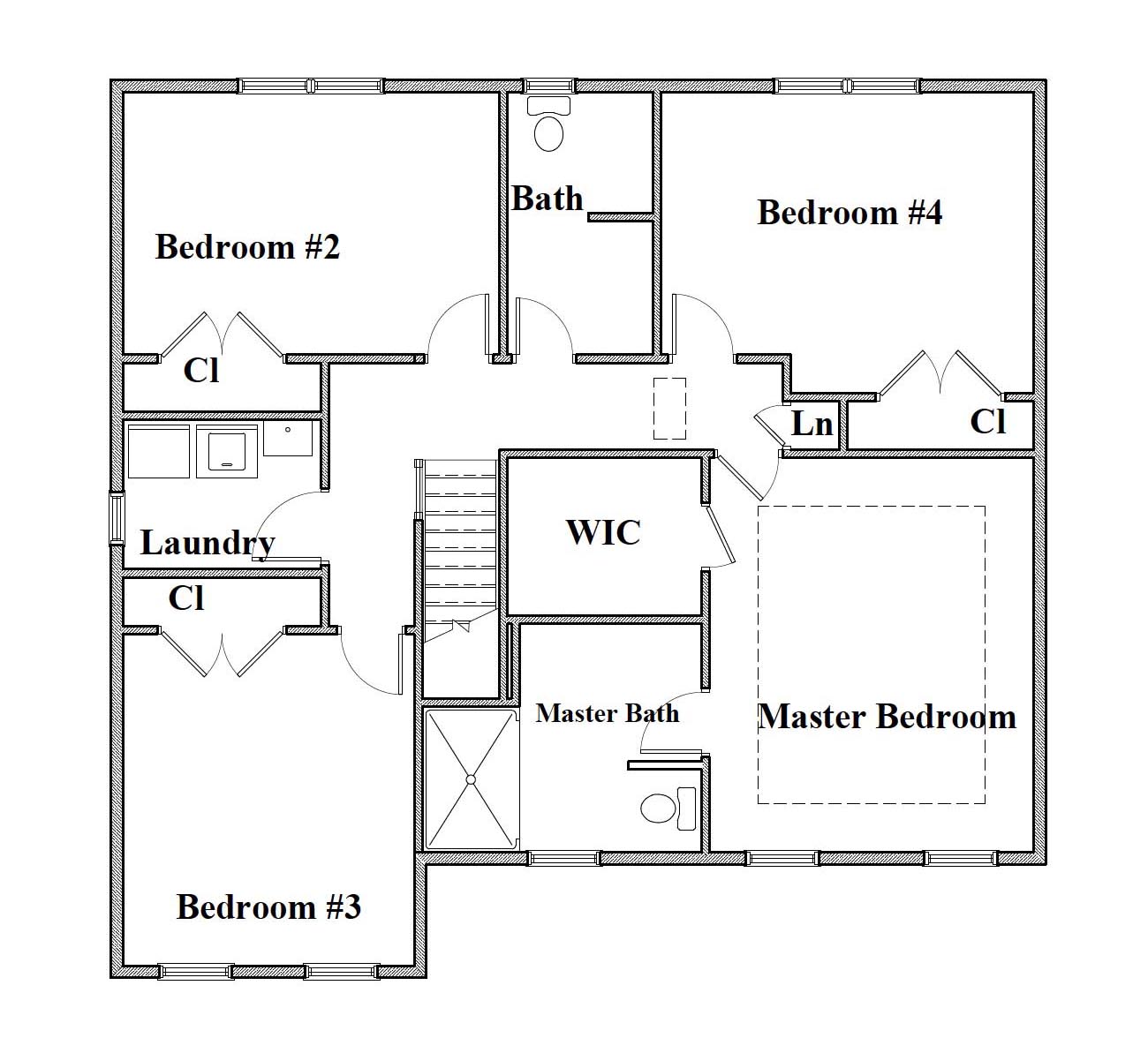 Hamilton - Lot 121 - 2nd floor plan