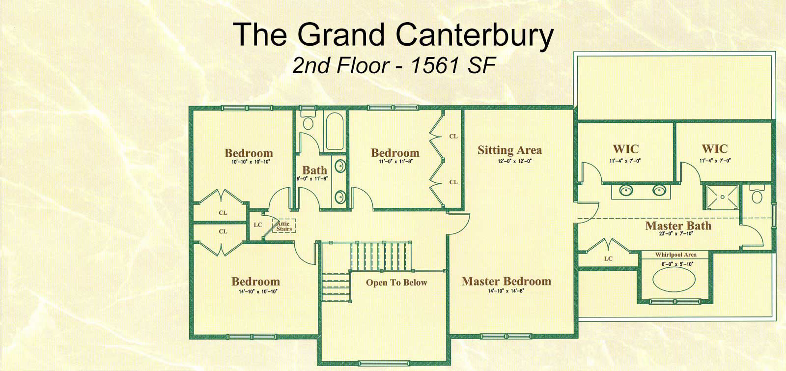 Canterbury Grand - 2nd Floor Plan