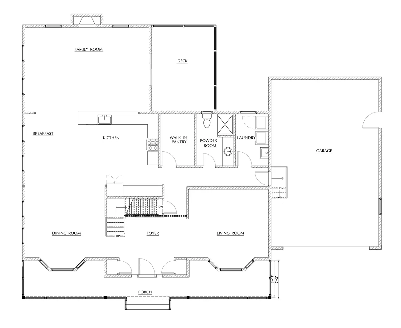 Wellington Luxury Home - 1st Floor Plan